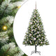 Künstlicher aufklappbarer Weihnachtsbaum von Vidaxl mit Schnee bedeckt, 150 cm