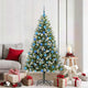 Vidaxl künstlicher aufklappbarer Weihnachtsbaum mit Schnee bedeckt 180 cm