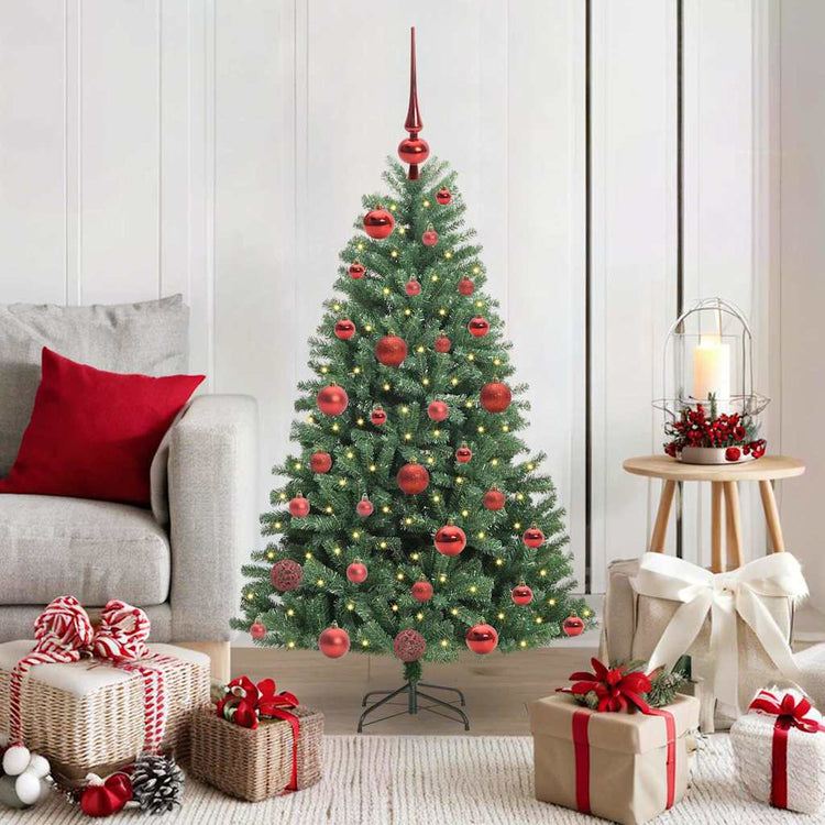Vidaxx künstlicher klappbarer Weihnachtsbaum grün 120 cm PVC und Metall