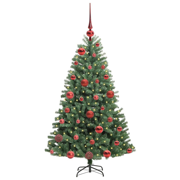 Vidaxx künstlicher klappbarer Weihnachtsbaum grün 120 cm PVC und Metall