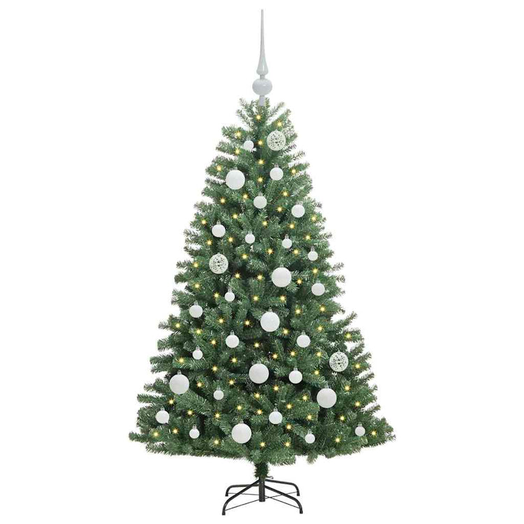 Vidaxx künstlicher klappbarer Weihnachtsbaum grün 120 cm PVC und Metall