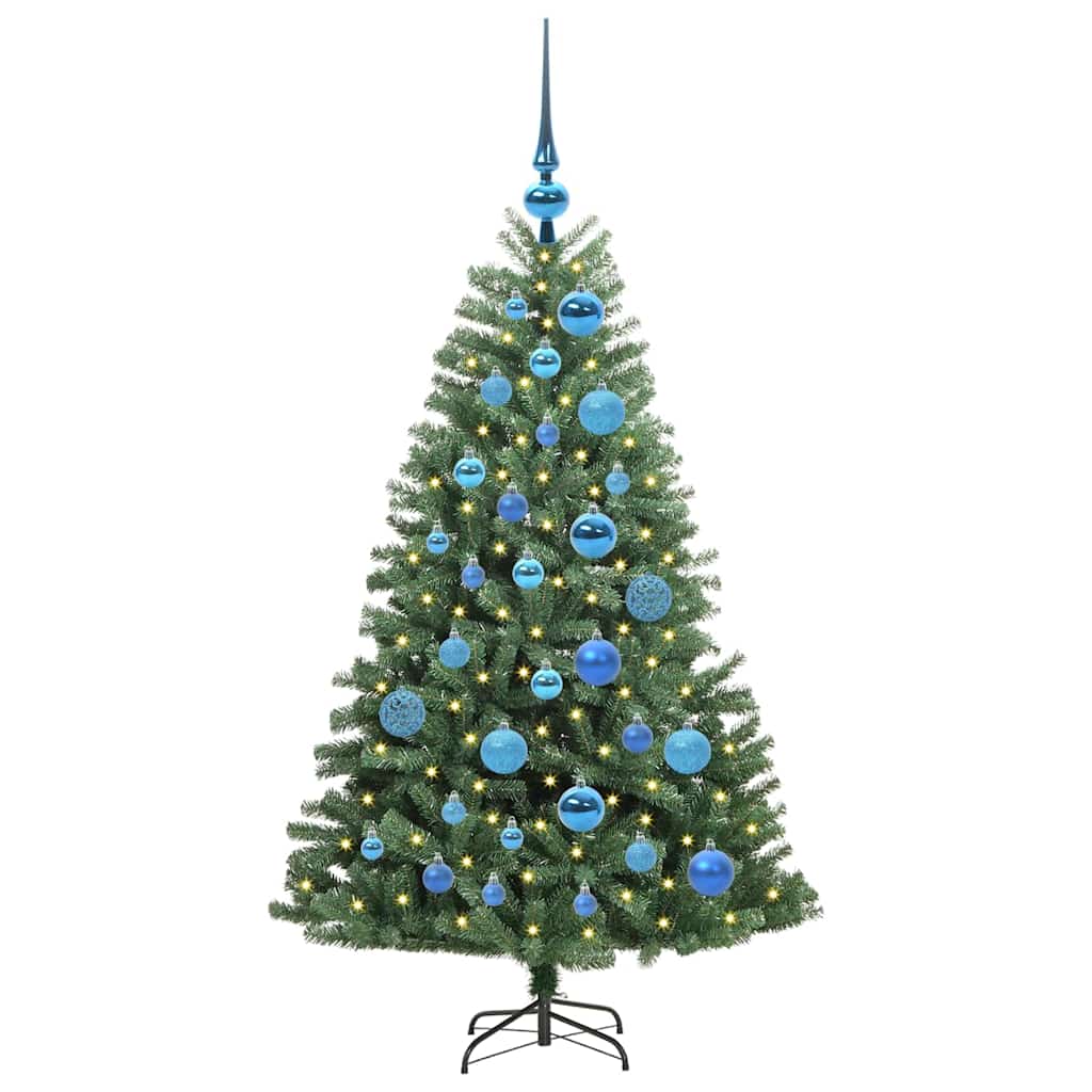 Vidaxx künstlicher klappbarer Weihnachtsbaum grün 120 cm PVC und Metall