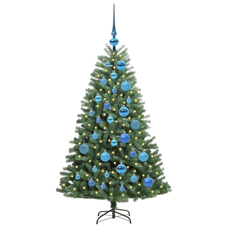 Vidaxx künstlicher klappbarer Weihnachtsbaum grün 120 cm PVC und Metall