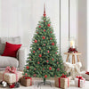 Vidaxx künstlicher klappbarer Weihnachtsbaum grün 150 cm PVC und Metall