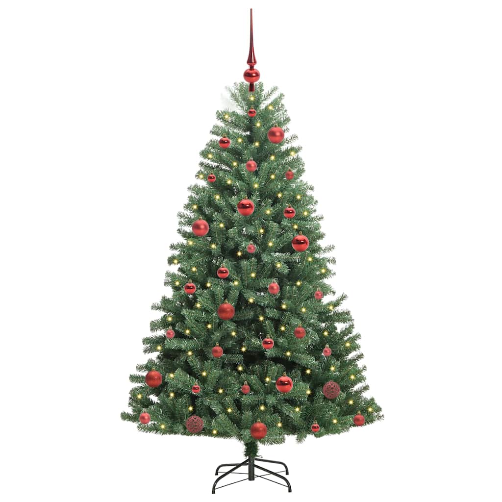 Vidaxx künstlicher klappbarer Weihnachtsbaum grün 150 cm PVC und Metall