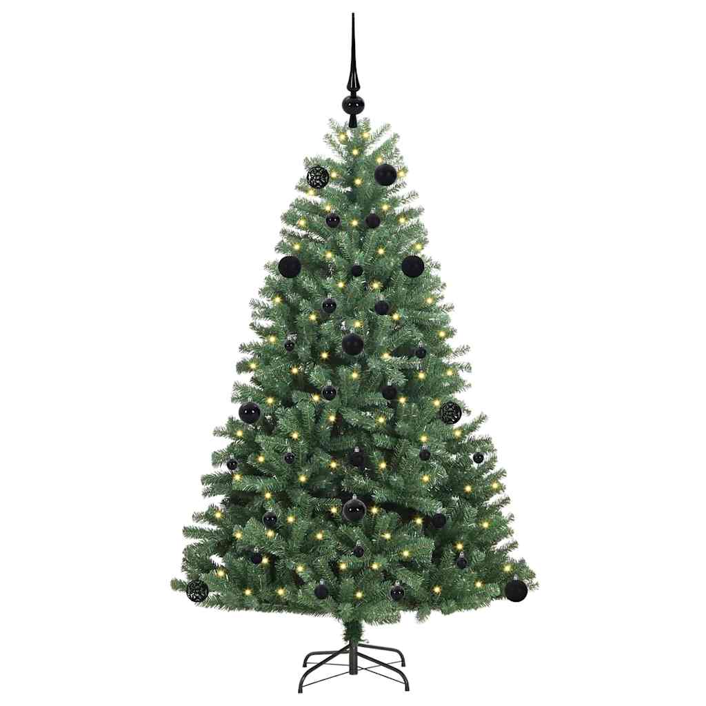 Vidaxx künstlicher klappbarer Weihnachtsbaum grün 150 cm PVC und Metall