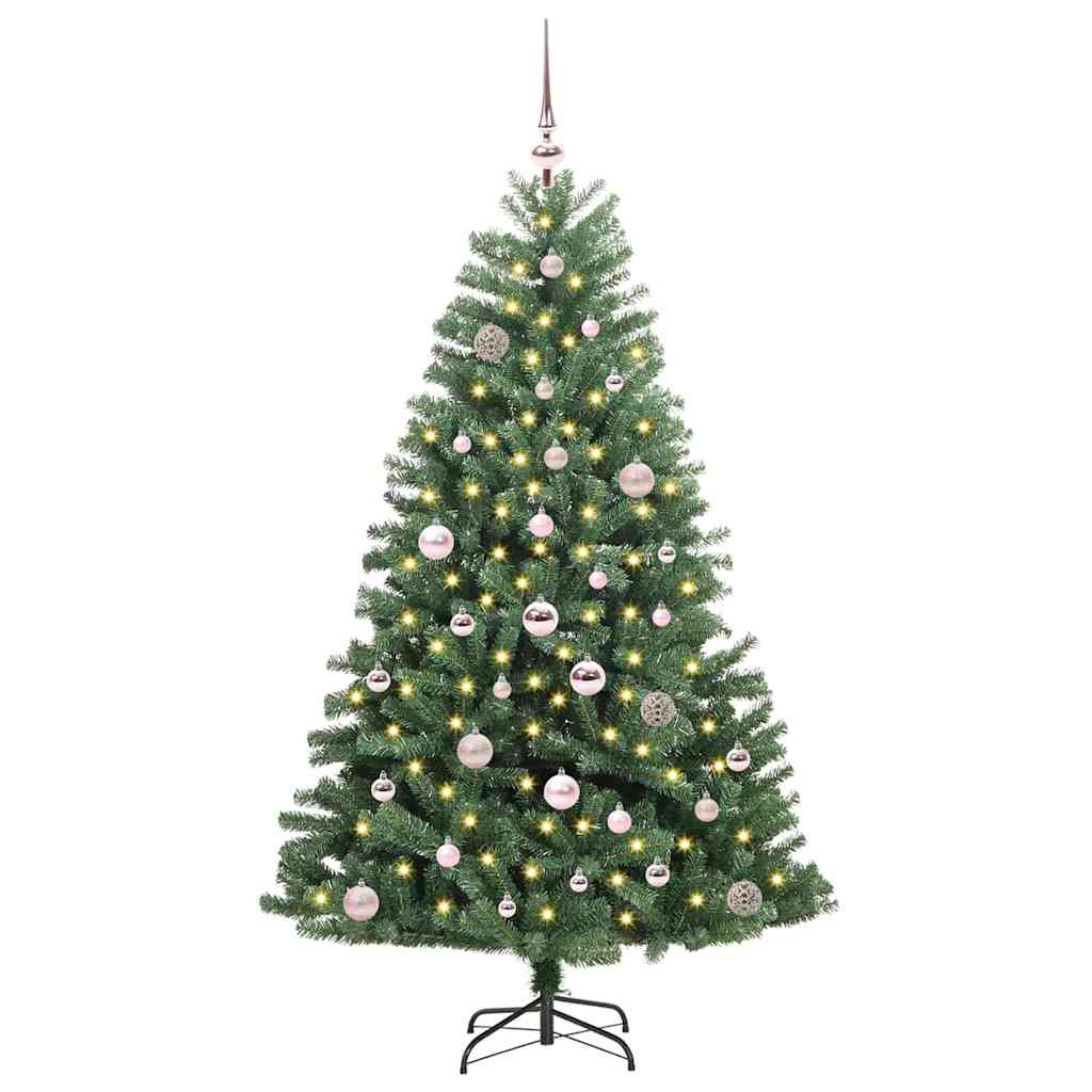 Vidaxx künstlicher klappbarer Weihnachtsbaum grün 150 cm PVC und Metall