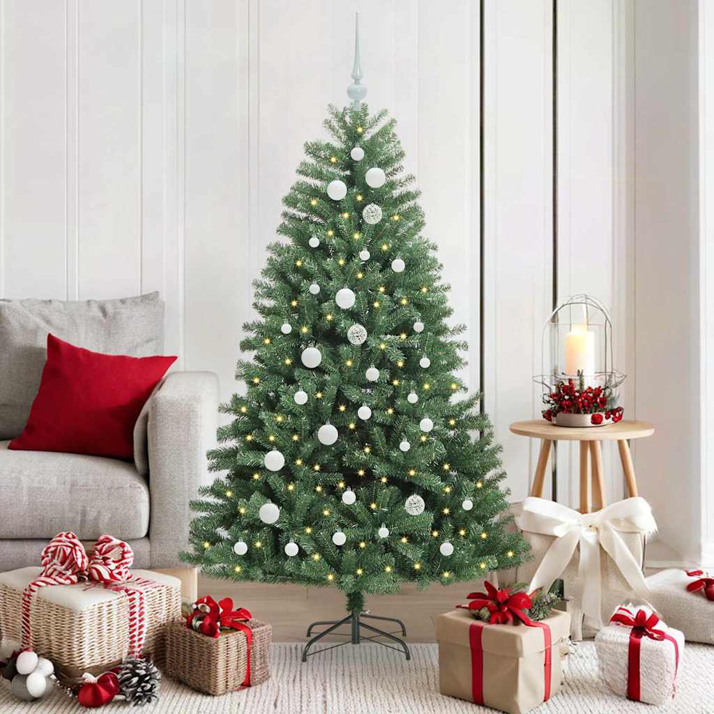 Vidaxx künstlicher klappbarer Weihnachtsbaum grün 150 cm PVC und Metall