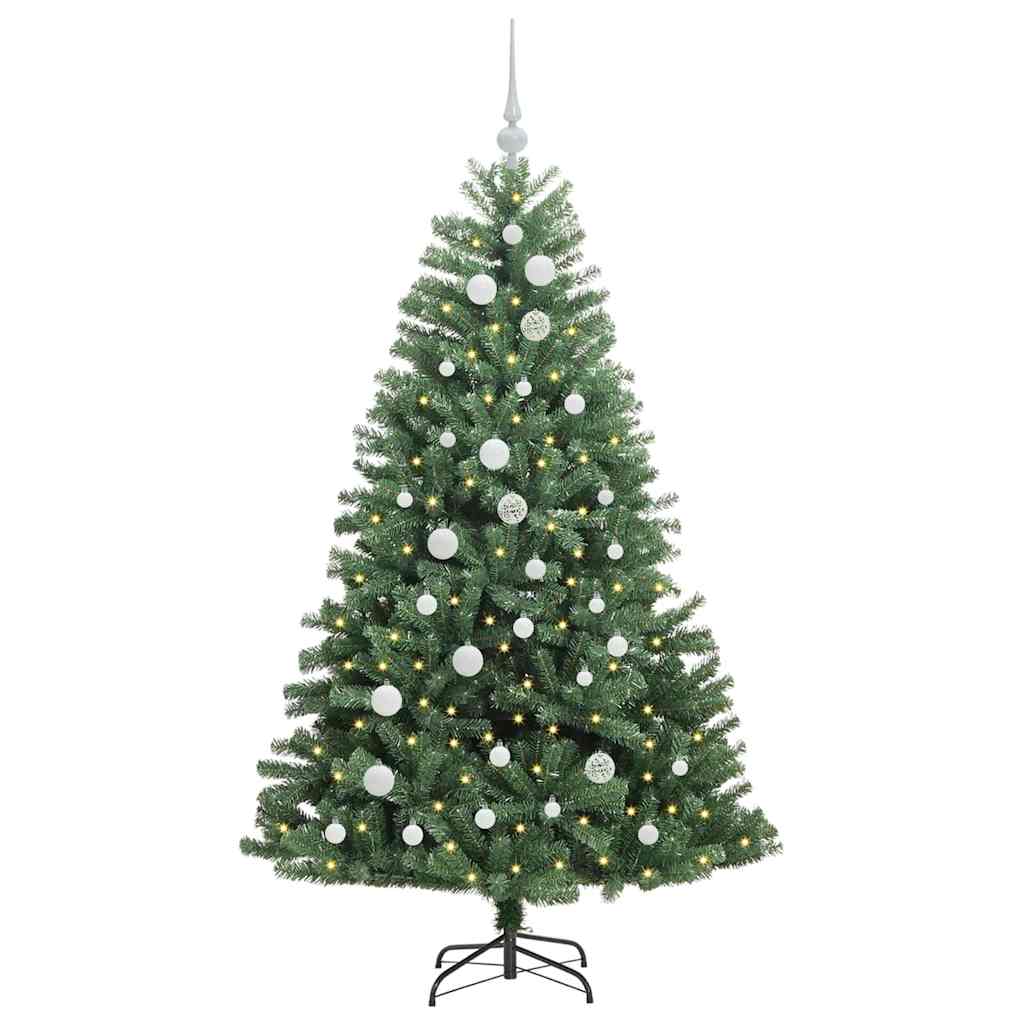 Vidaxx künstlicher klappbarer Weihnachtsbaum grün 150 cm PVC und Metall