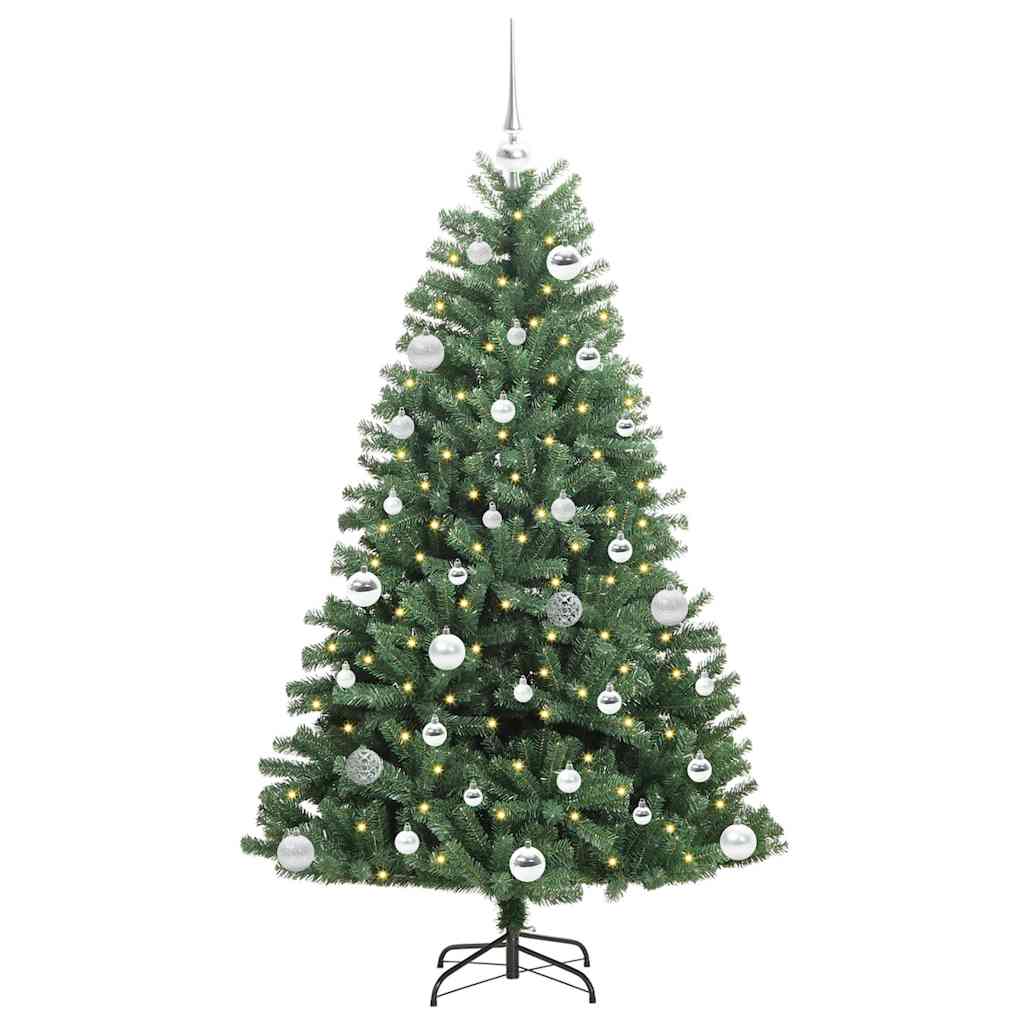 Vidaxx künstlicher klappbarer Weihnachtsbaum grün 150 cm PVC und Metall