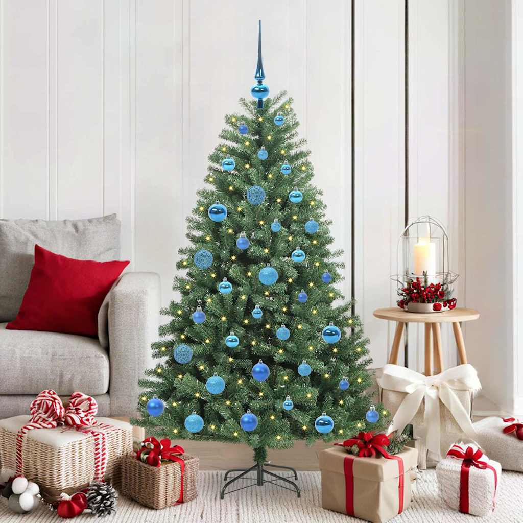 Vidaxx künstlicher klappbarer Weihnachtsbaum grün 150 cm PVC und Metall