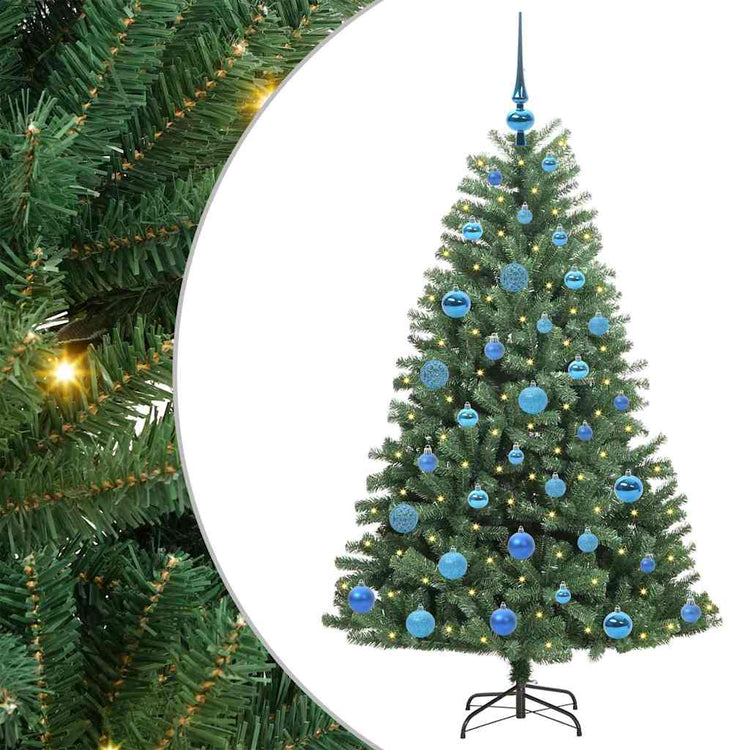 Vidaxx künstlicher klappbarer Weihnachtsbaum grün 150 cm PVC und Metall