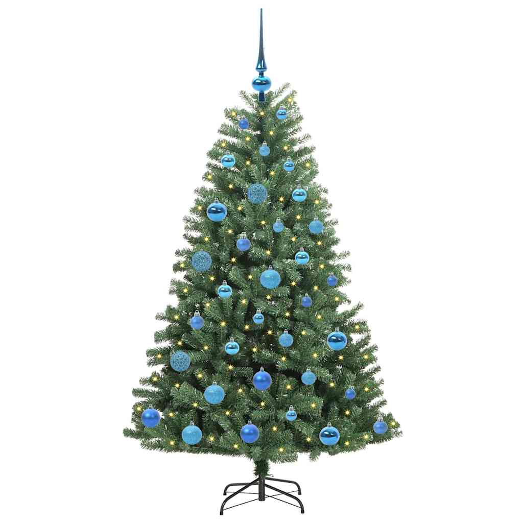 Vidaxx künstlicher klappbarer Weihnachtsbaum grün 150 cm PVC und Metall