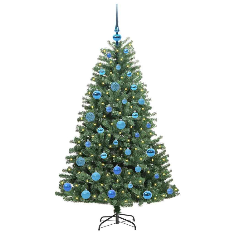 Vidaxx künstlicher klappbarer Weihnachtsbaum grün 150 cm PVC und Metall