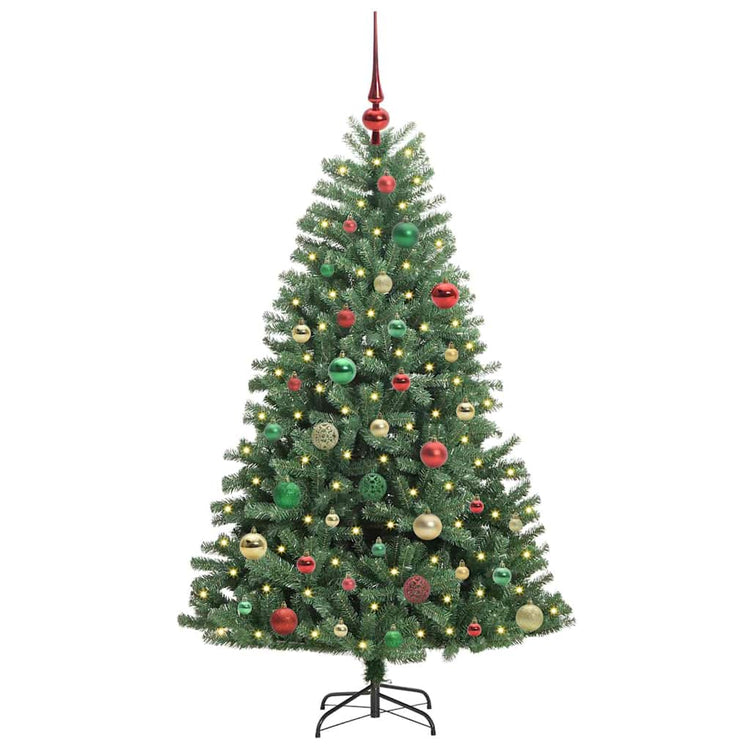 Vidaxx künstlicher klappbarer Weihnachtsbaum grün 150 cm PVC und Metall