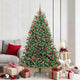 Vidaxx künstlicher klappbarer Weihnachtsbaum grün 180 cm PVC und Metall