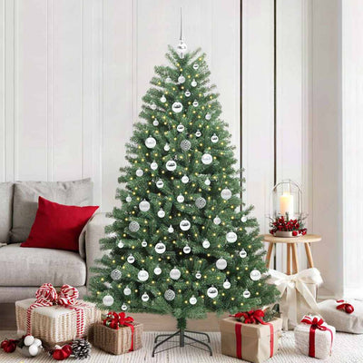 Vidaxx künstlicher klappbarer Weihnachtsbaum grün 180 cm PVC und Metall