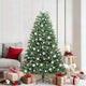 Vidaxx künstlicher klappbarer Weihnachtsbaum grün 180 cm PVC und Metall