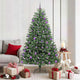 Vidaxx künstlicher klappbarer Weihnachtsbaum grün 180 cm PVC und Metall
