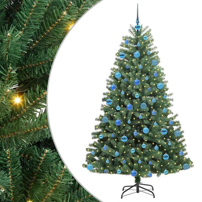 Vidaxx künstlicher klappbarer Weihnachtsbaum grün 180 cm PVC und Metall