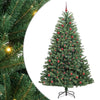 Vidaxx künstlicher klappbarer Weihnachtsbaum grün 210 cm PVC und Metall