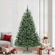 Vidaxx künstlicher klappbarer Weihnachtsbaum grün 210 cm PVC und Metall