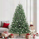 Vidaxx künstlicher klappbarer Weihnachtsbaum grün 210 cm PVC und Metall