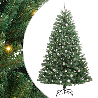 Vidaxx künstlicher klappbarer Weihnachtsbaum grün 210 cm PVC und Metall