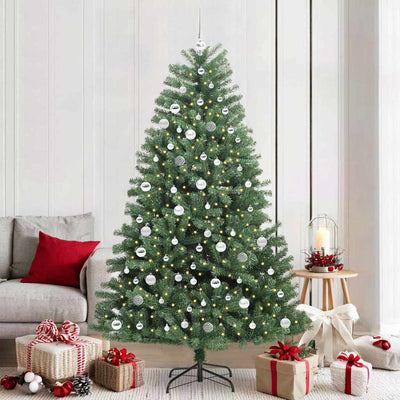 Vidaxx künstlicher klappbarer Weihnachtsbaum grün 210 cm PVC und Metall