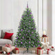 Vidaxx künstlicher klappbarer Weihnachtsbaum grün 210 cm PVC und Metall