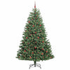 Vidaxx künstlicher klappbarer Weihnachtsbaum grün 240 cm PVC und Metall