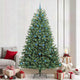 Vidaxx künstlicher klappbarer Weihnachtsbaum grün 240 cm PVC und Metall