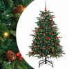 Vidaxx künstlicher Weihnachtsbaum grün 150 cm PVC und Metall und Kunststoff