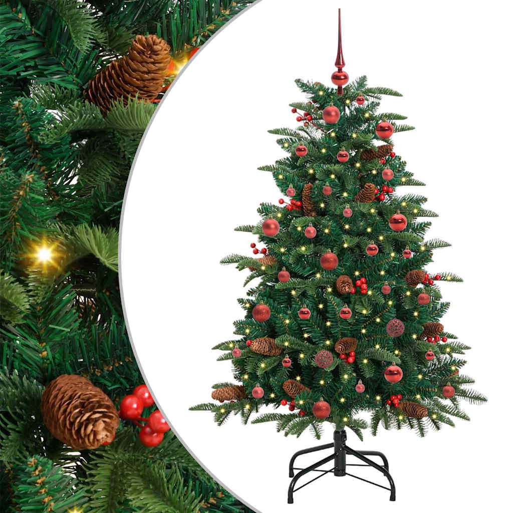 Vidaxx künstlicher Weihnachtsbaum grün 150 cm PVC und Metall und Kunststoff
