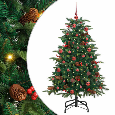 Vidaxx künstlicher Weihnachtsbaum grün 150 cm PVC und Metall und Kunststoff
