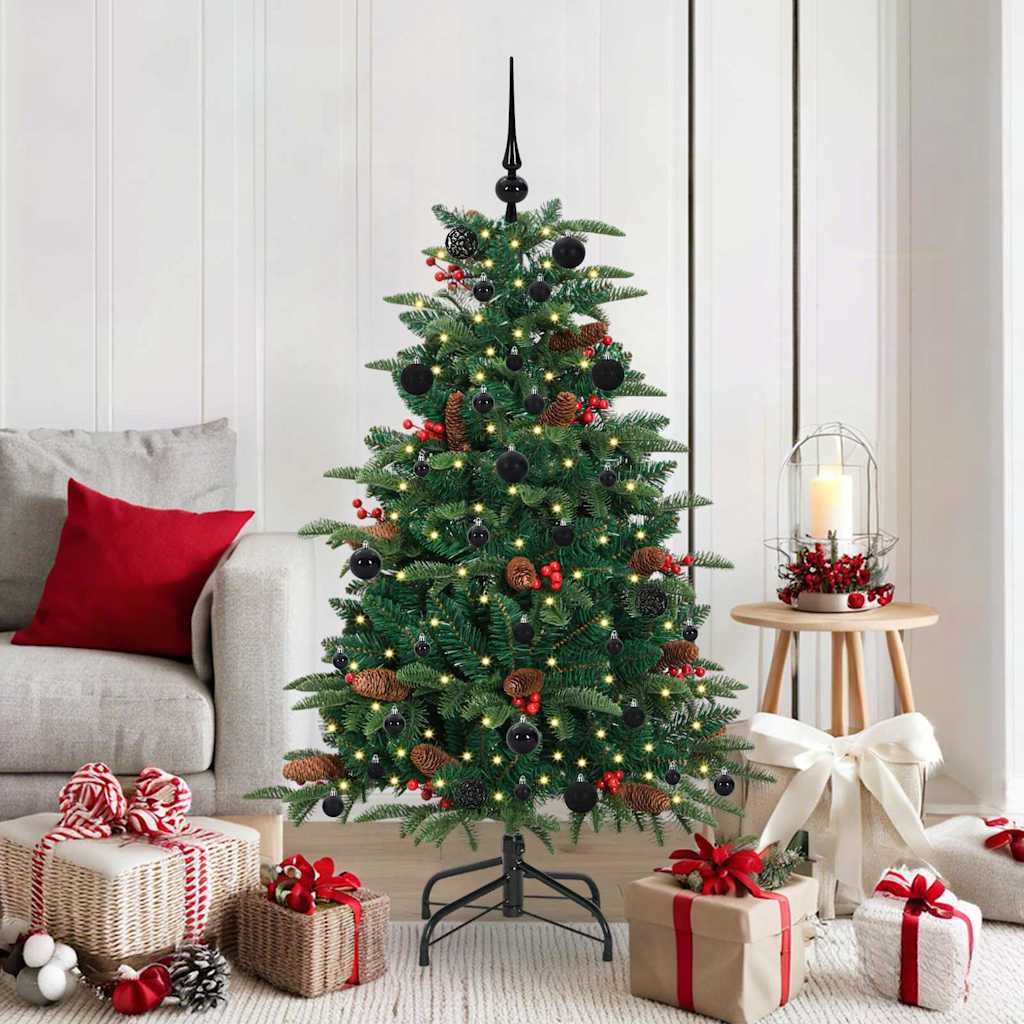 Vidaxx künstlicher Weihnachtsbaum grün 150 cm PVC und Metall und Kunststoff