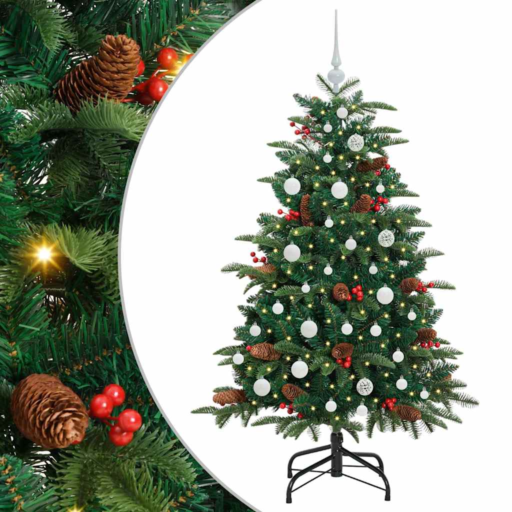 Vidaxx künstlicher Weihnachtsbaum grün 150 cm PVC und Metall und Kunststoff