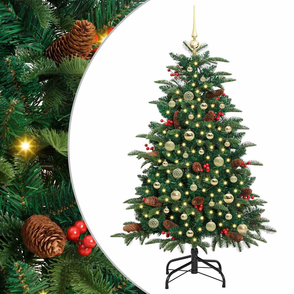 Vidaxx künstlicher Weihnachtsbaum grün 150 cm PVC und Metall und Kunststoff