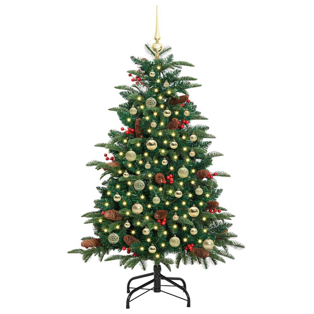 Vidaxx künstlicher Weihnachtsbaum grün 150 cm PVC und Metall und Kunststoff