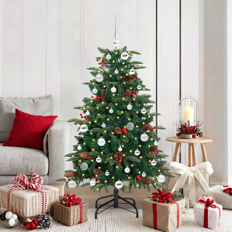 Vidaxx künstlicher Weihnachtsbaum grün 150 cm PVC und Metall und Kunststoff