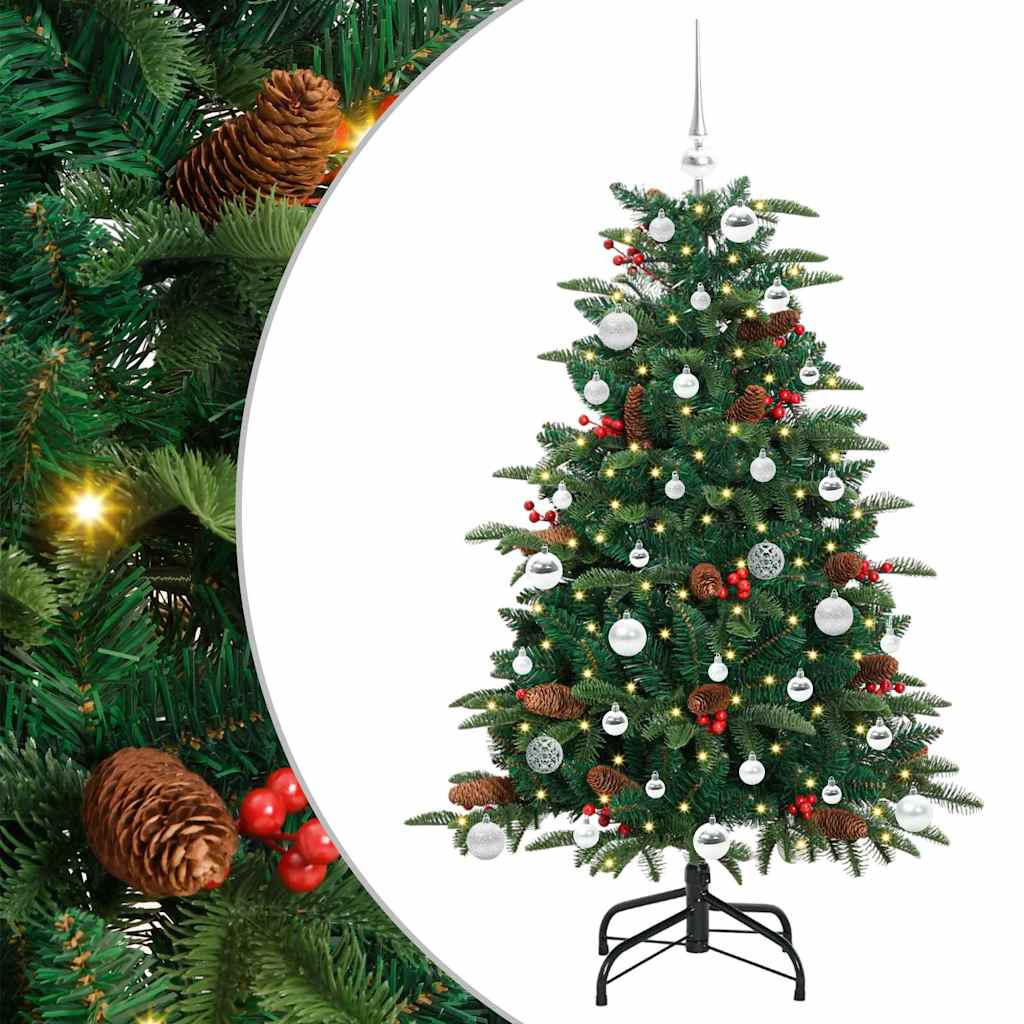 Vidaxx künstlicher Weihnachtsbaum grün 150 cm PVC und Metall und Kunststoff