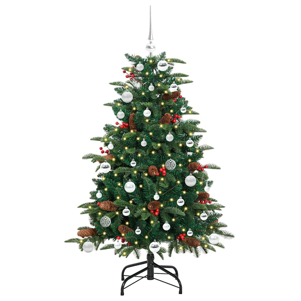 Vidaxx künstlicher Weihnachtsbaum grün 150 cm PVC und Metall und Kunststoff