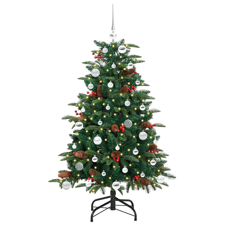 Vidaxx künstlicher Weihnachtsbaum grün 150 cm PVC und Metall und Kunststoff