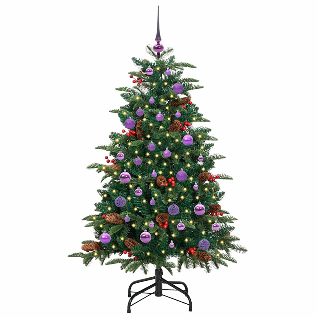Vidaxx künstlicher Weihnachtsbaum grün 150 cm PVC und Metall und Kunststoff