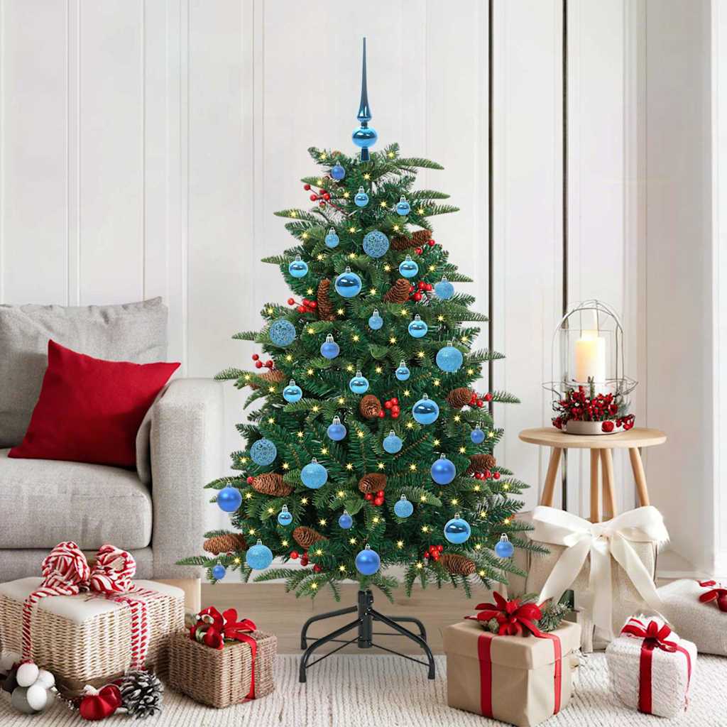 Vidaxx künstlicher Weihnachtsbaum grün 150 cm PVC und Metall und Kunststoff