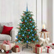 Vidaxx künstlicher Weihnachtsbaum grün 150 cm PVC und Metall und Kunststoff