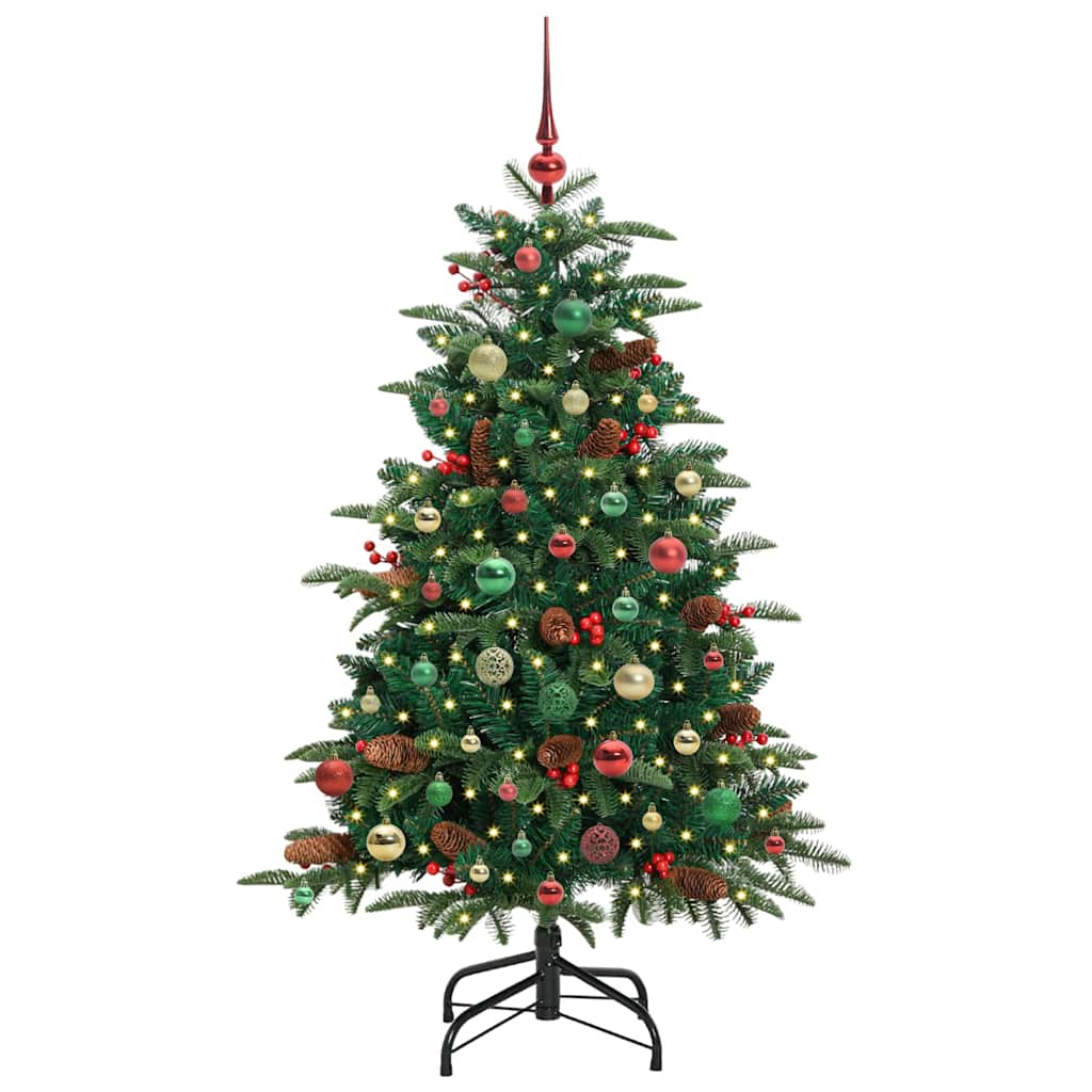 Vidaxx künstlicher Weihnachtsbaum grün 150 cm PVC und Metall und Kunststoff
