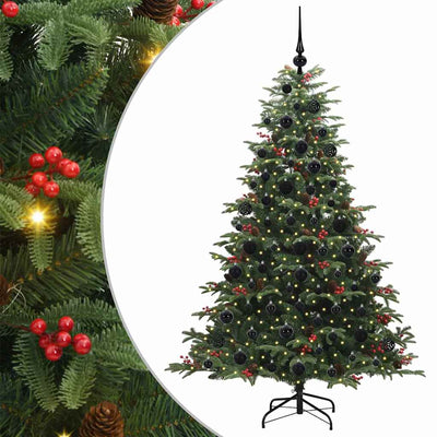 Vidaxx künstlicher Weihnachtsbaum grün 180 cm PVC und Metall und Kunststoff