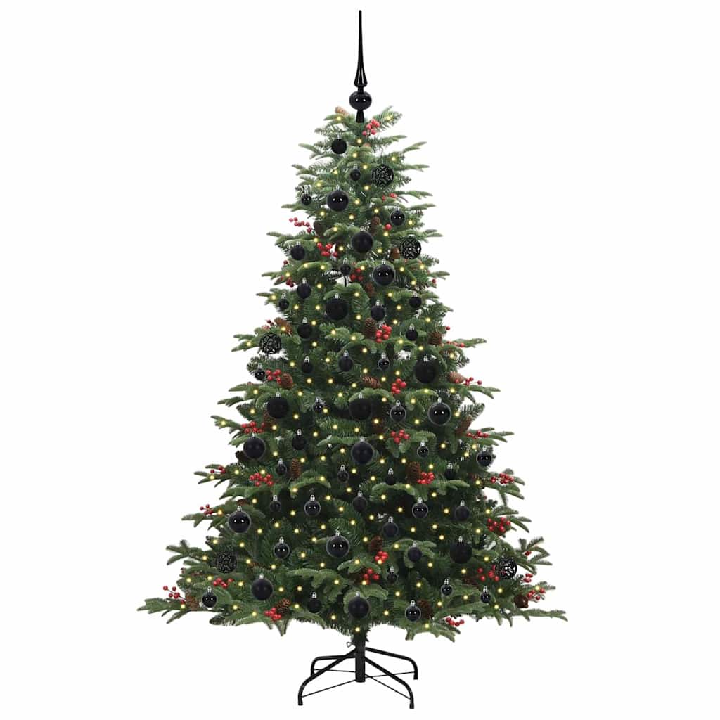 Vidaxx künstlicher Weihnachtsbaum grün 180 cm PVC und Metall und Kunststoff