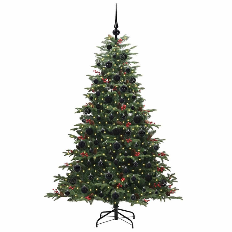 Vidaxx künstlicher Weihnachtsbaum grün 180 cm PVC und Metall und Kunststoff